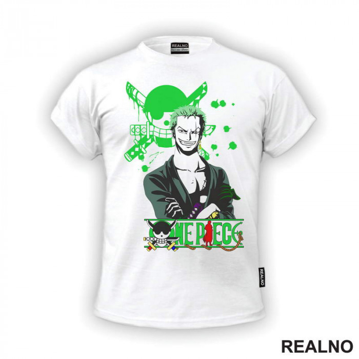 Smile - Roronoa Zoro - One Piece - Majica