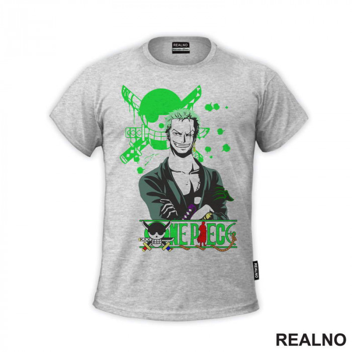 Smile - Roronoa Zoro - One Piece - Majica