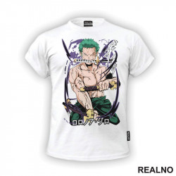 Purple - Roronoa Zoro - One Piece - Majica