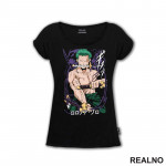 Purple - Roronoa Zoro - One Piece - Majica