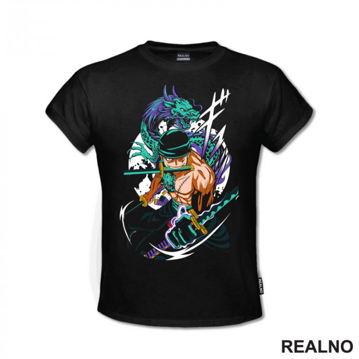 Dragon - Roronoa Zoro - One Piece - Majica
