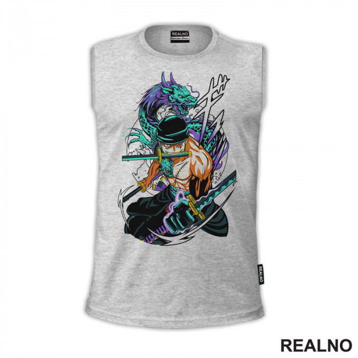 Dragon - Roronoa Zoro - One Piece - Majica