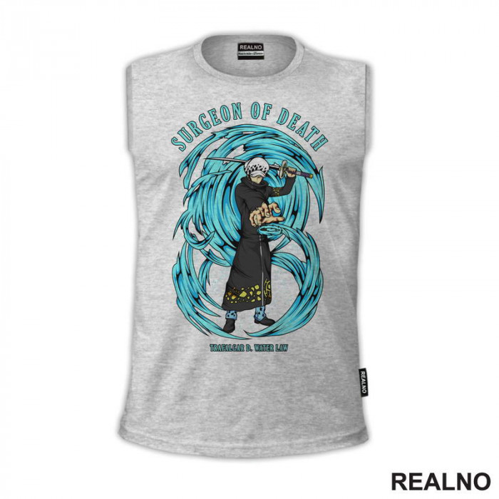 Trafalgar D. Water Law - Blue - One Piece - Majica