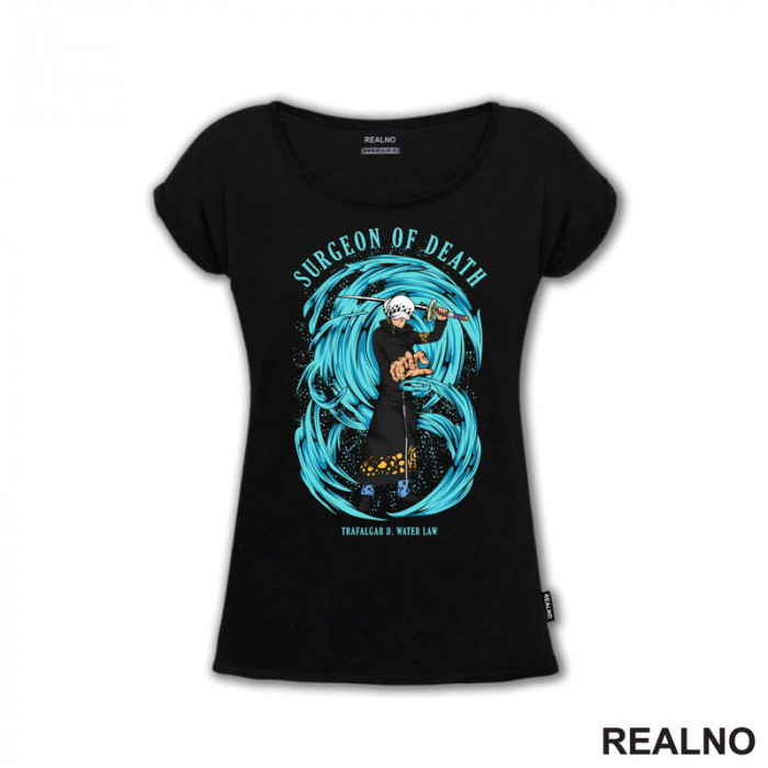 Trafalgar D. Water Law - Blue - One Piece - Majica
