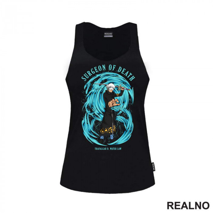 Trafalgar D. Water Law - Blue - One Piece - Majica