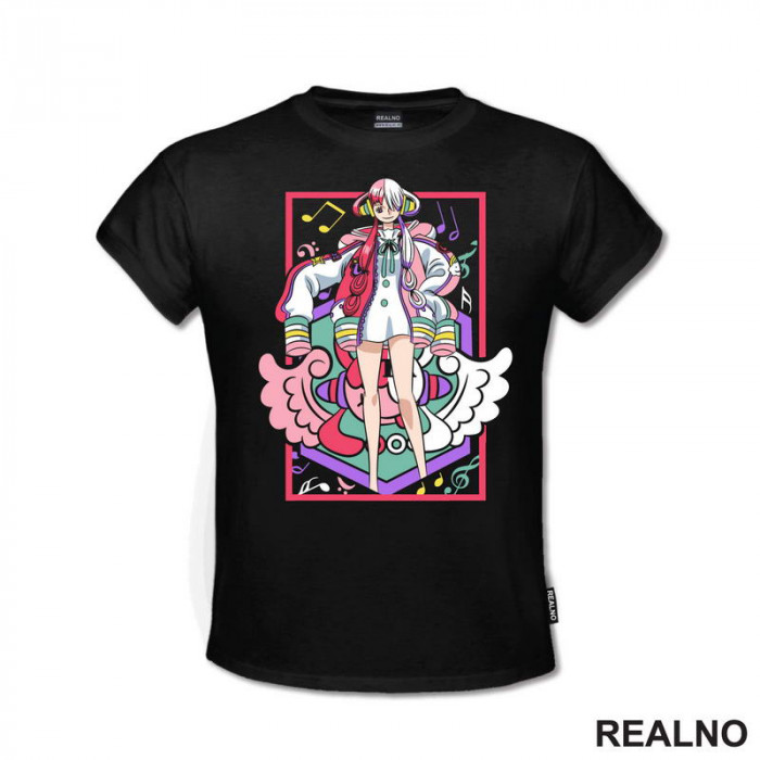 Uta - Wings And Notes - One Piece - Majica