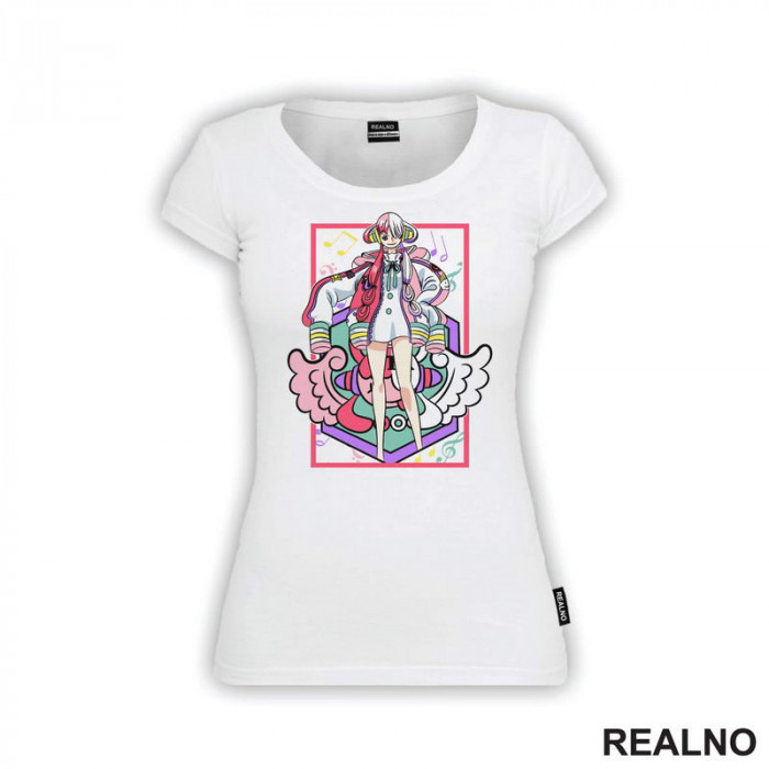 Uta - Wings And Notes - One Piece - Majica