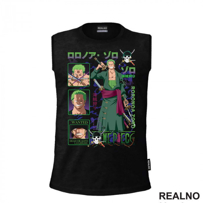 Zoro - Dots - One Piece - Majica