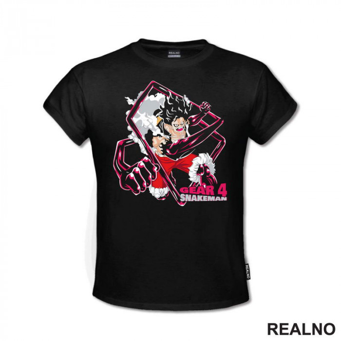 Luffy - Gear Fourth - Snakeman - One Piece - Majica