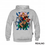 Doflamingo, Trafalgar D. Water Law, Luffy And Zoro - One Piece - Duks Doflamingo, Trafalgar D. Water Law, Luffy And Zoro - One Piece - Duks