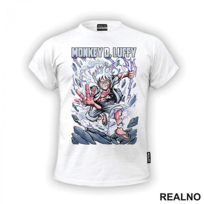 Monkey D. Luffy - Drawing - One Piece - Majica Monkey D. Luffy - Drawing - One Piece - Majica