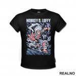 Monkey D. Luffy - Drawing - One Piece - Majica Monkey D. Luffy - Drawing - One Piece - Majica