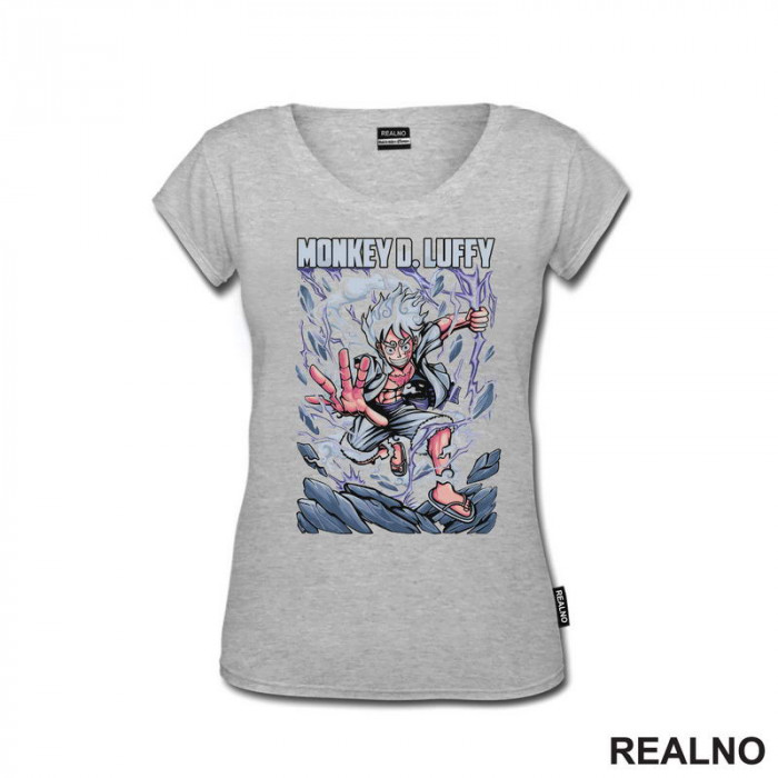 Monkey D. Luffy - Drawing - One Piece - Majica Monkey D. Luffy - Drawing - One Piece - Majica