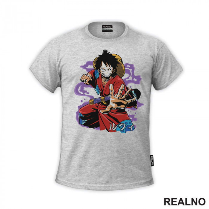 Wano Luffy - One Piece - Majica Wano Luffy - One Piece - Majica