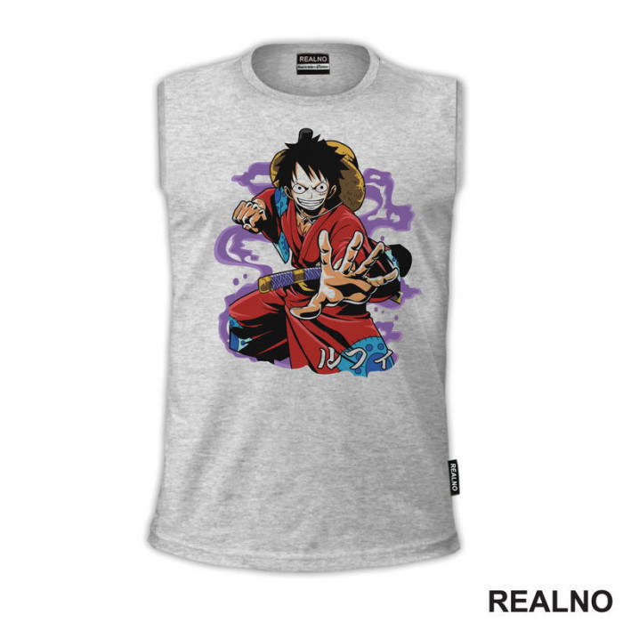 Wano Luffy - One Piece - Majica Wano Luffy - One Piece - Majica