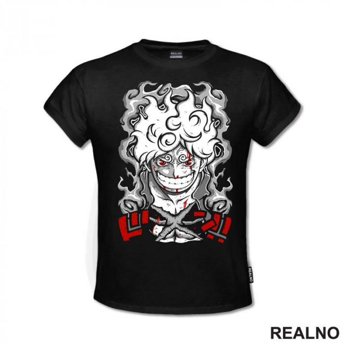 Sun God Nika - Luffy - Red - One Piece - Majica Sun God Nika - Luffy - Red - One Piece - Majica