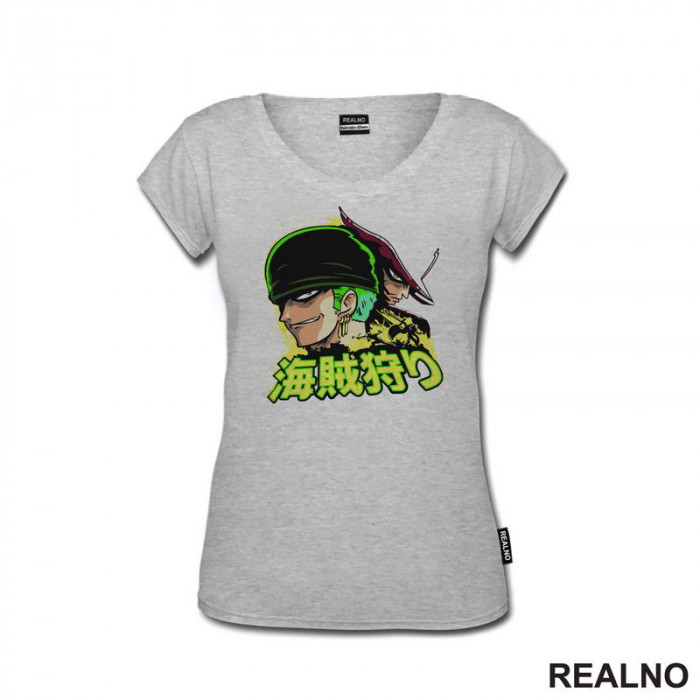 Zoro And Mihawk - One Piece - Majica Zoro And Mihawk - One Piece - Majica