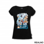 Nika - Luffy - Blue - One Piece - Majica Nika - Luffy - Blue - One Piece - Majica