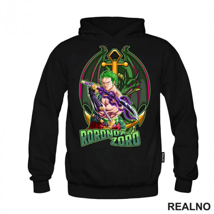Zoro And Green Dragon - Golden - One Piece - Duks Zoro And Green Dragon - Golden - One Piece - Duks