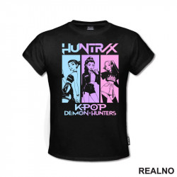 Rumi, Mira And Zoey - Colors - Huntrix - Kpop Demon Hunters - Majica