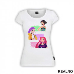 Rumi, Mira And Zoey - Dots - Huntrix - Kpop Demon Hunters - Majica