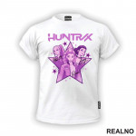 Rumi, Mira And Zoey - Purple - Huntrix - Kpop Demon Hunters - Majica Rumi, Mira And Zoey - Purple - Huntrix - Kpop Demon Hunters - Majica