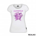 Rumi, Mira And Zoey - Purple - Huntrix - Kpop Demon Hunters - Majica Rumi, Mira And Zoey - Purple - Huntrix - Kpop Demon Hunters - Majica