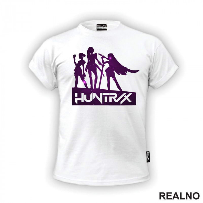 Rumi, Mira And Zoey - Huntrix Logo - Kpop Demon Hunters - Majica Rumi, Mira And Zoey - Huntrix Logo - Kpop Demon Hunters - Majica