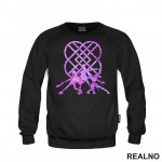 Rumi, Mira And Zoey - Purple Huntrix Logo - Kpop Demon Hunters - Duks Rumi, Mira And Zoey - Purple Huntrix Logo - Kpop Demon Hunters - Duks