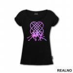 Rumi, Mira And Zoey - Purple Huntrix Logo - Kpop Demon Hunters - Majica Rumi, Mira And Zoey - Purple Huntrix Logo - Kpop Demon Hunters - Majica