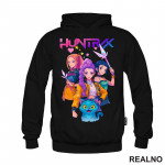 Rumi, Mira,Zoey And Derpy - Huntrix Logo - Kpop Demon Hunters - Duks Rumi, Mira,Zoey And Derpy - Huntrix Logo - Kpop Demon Hunters - Duks