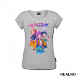 Rumi, Mira,Zoey And Derpy - Huntrix Logo - Kpop Demon Hunters - Majica Rumi, Mira,Zoey And Derpy - Huntrix Logo - Kpop Demon Hunters - Majica
