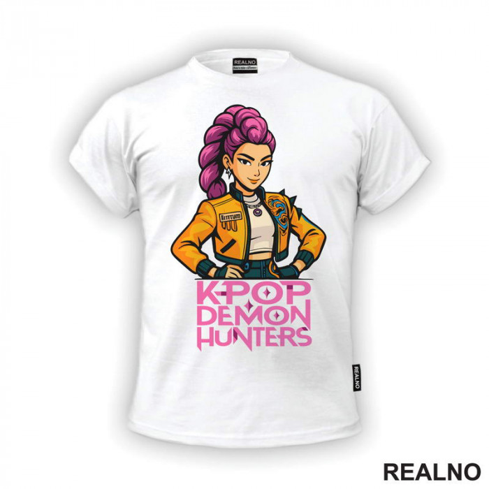 Rumi - Standing - Huntrix - Kpop Demon Hunters - Majica Rumi - Standing - Huntrix - Kpop Demon Hunters - Majica