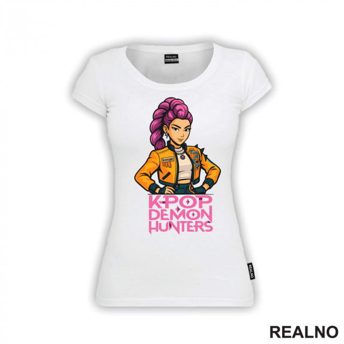 Rumi - Standing - Huntrix - Kpop Demon Hunters - Majica Rumi - Standing - Huntrix - Kpop Demon Hunters - Majica