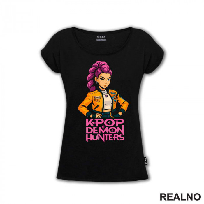 Rumi - Standing - Huntrix - Kpop Demon Hunters - Majica Rumi - Standing - Huntrix - Kpop Demon Hunters - Majica