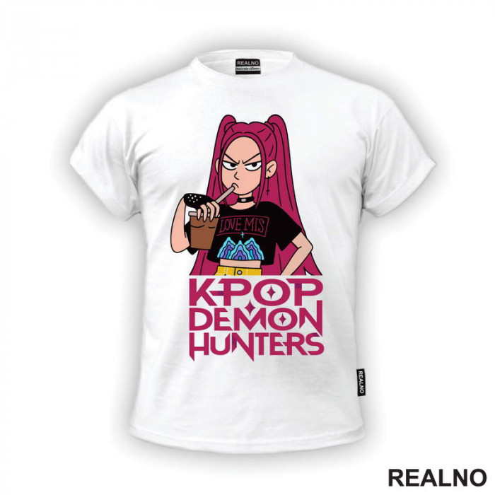 Mira - Standing - Huntrix - Kpop Demon Hunters - Majica Mira - Standing - Huntrix - Kpop Demon Hunters - Majica
