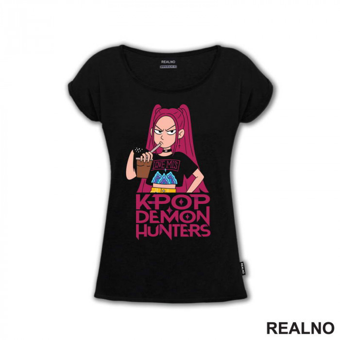 Mira - Standing - Huntrix - Kpop Demon Hunters - Majica Mira - Standing - Huntrix - Kpop Demon Hunters - Majica