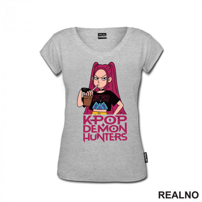 Mira - Standing - Huntrix - Kpop Demon Hunters - Majica Mira - Standing - Huntrix - Kpop Demon Hunters - Majica