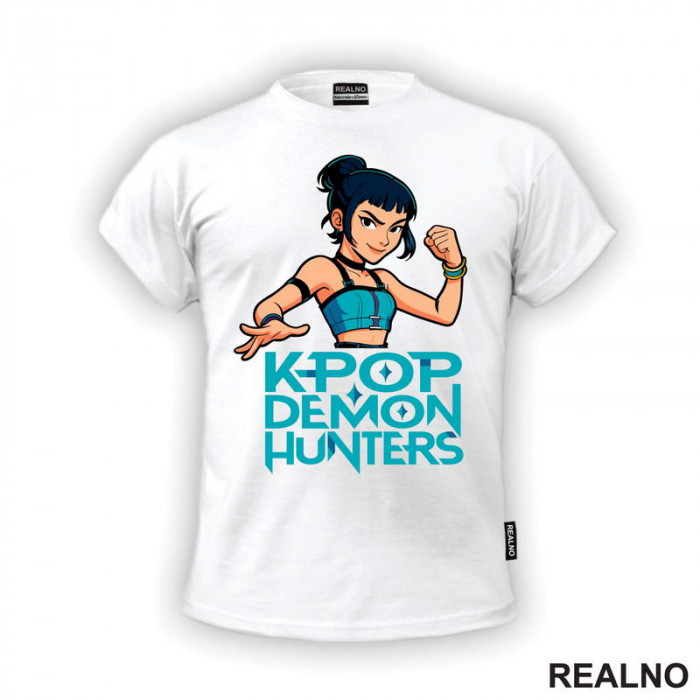 Zoey - Standing - Huntrix - Kpop Demon Hunters - Majica Zoey - Standing - Huntrix - Kpop Demon Hunters - Majica