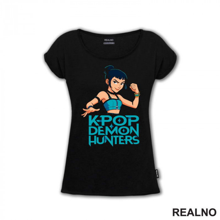 Zoey - Standing - Huntrix - Kpop Demon Hunters - Majica Zoey - Standing - Huntrix - Kpop Demon Hunters - Majica