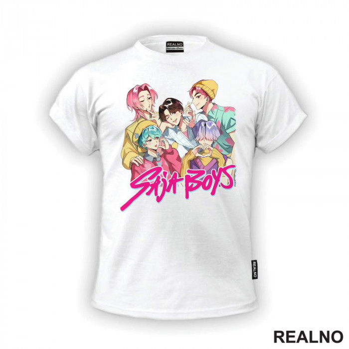 Saja Boys Drawing - Kpop Demon Hunters - Majica Saja Boys Drawing - Kpop Demon Hunters - Majica