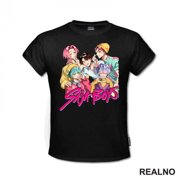 Saja Boys Drawing - Kpop Demon Hunters - Majica Saja Boys Drawing - Kpop Demon Hunters - Majica