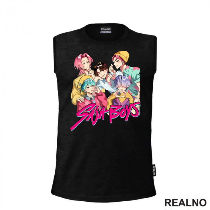 Saja Boys Drawing - Kpop Demon Hunters - Majica Saja Boys Drawing - Kpop Demon Hunters - Majica
