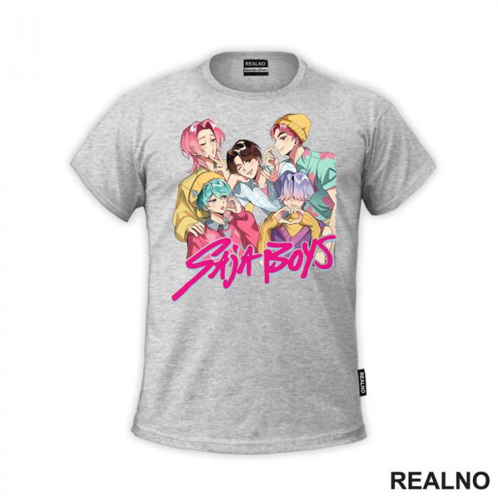 Saja Boys Drawing - Kpop Demon Hunters - Majica Saja Boys Drawing - Kpop Demon Hunters - Majica