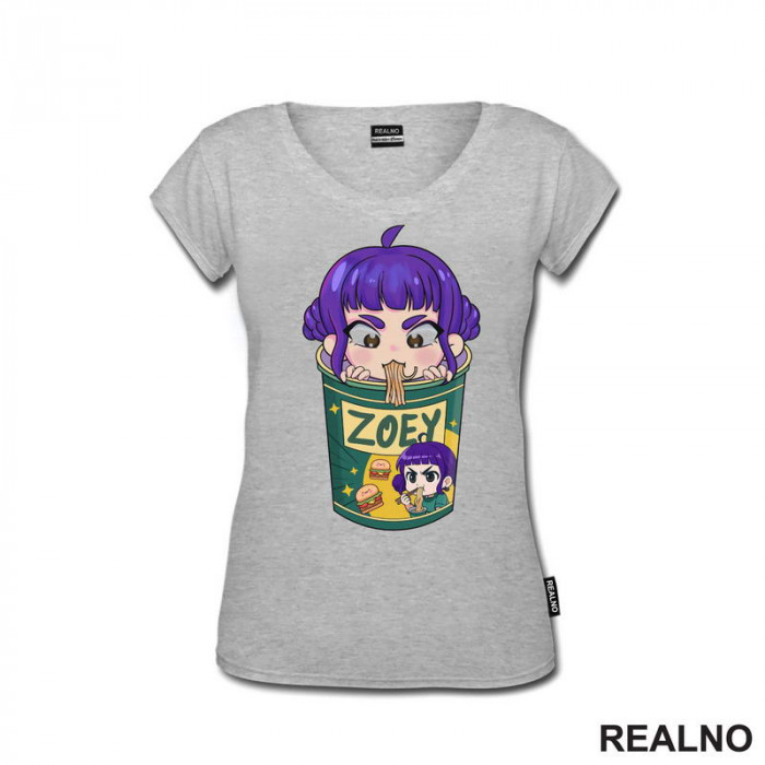 Zoey - Ramen - Huntrix - Kpop Demon Hunters - Majica Zoey - Ramen - Huntrix - Kpop Demon Hunters - Majica