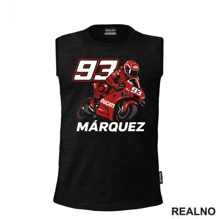Marc Marquez Driving - Ducati - 93 - MotoGP - Sport - Majica Marc Marquez Driving - Ducati - 93 - MotoGP - Sport - Majica