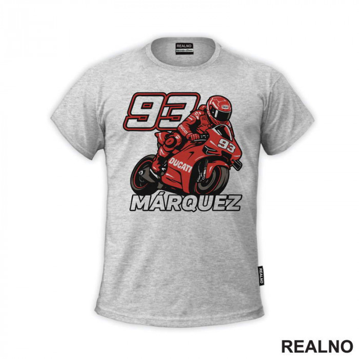 Marc Marquez Driving - Ducati - 93 - MotoGP - Sport - Majica Marc Marquez Driving - Ducati - 93 - MotoGP - Sport - Majica