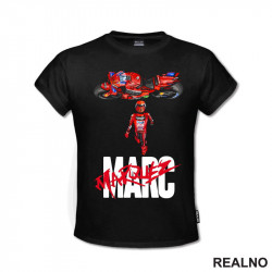 Marc Marquez With His Motor - Ducati - 93 - MotoGP - Sport - Majica