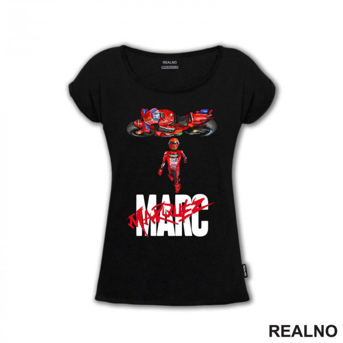 Marc Marquez With His Motor - Ducati - 93 - MotoGP - Sport - Majica Marc Marquez With His Motor - Ducati - 93 - MotoGP - Sport - Majica