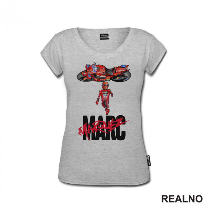 Marc Marquez With His Motor - Ducati - 93 - MotoGP - Sport - Majica Marc Marquez With His Motor - Ducati - 93 - MotoGP - Sport - Majica